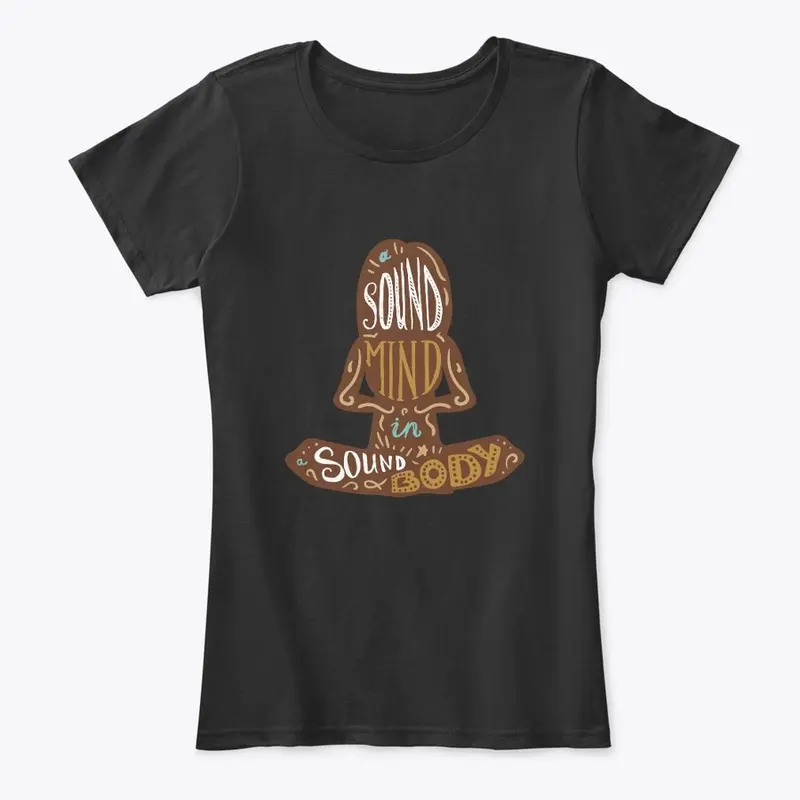 Womens Sound Mind Sound Body Comfort Tee